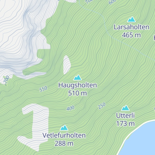Map of Haugsholten