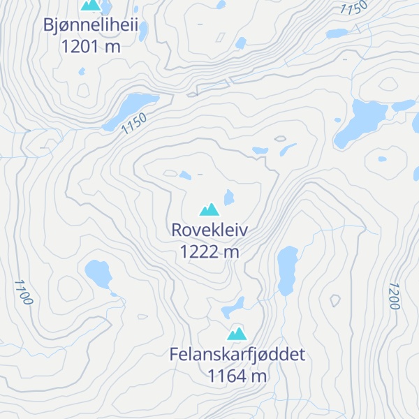 Map of Rovekleiv