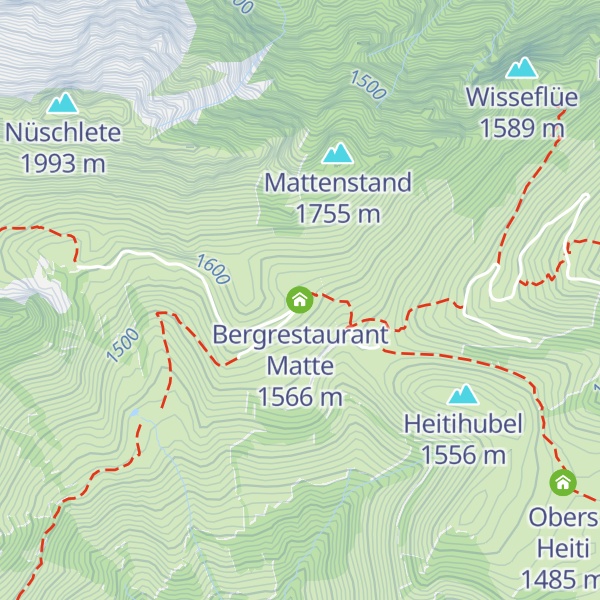 Map of Bergrestaurant Matte