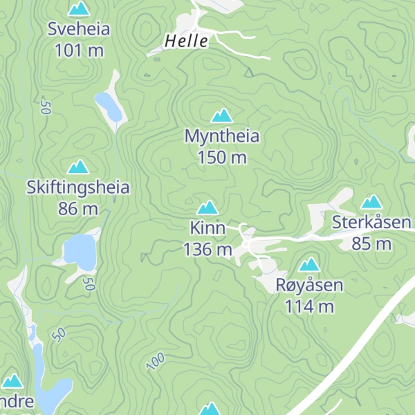 Map of Kinn
