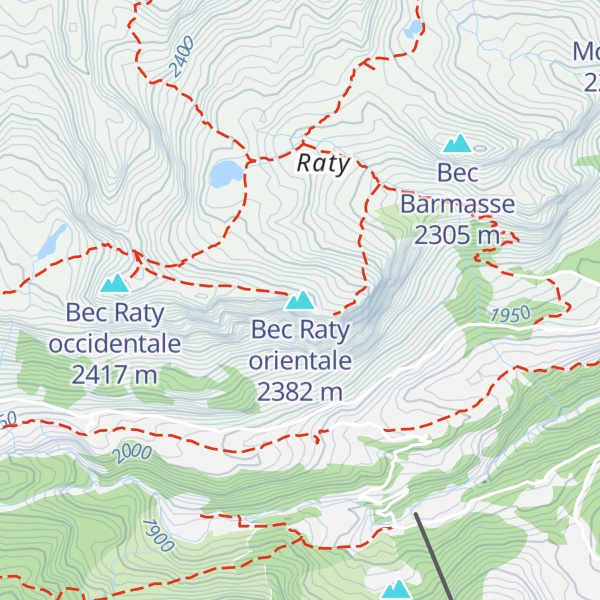 Map of Bec Raty orientale