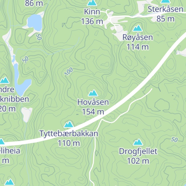 Map of Hovåsen