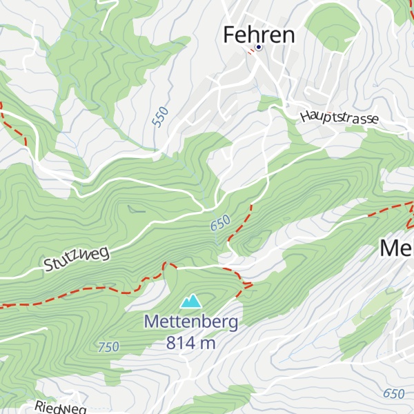 Map of Waldhütte Riedbächli