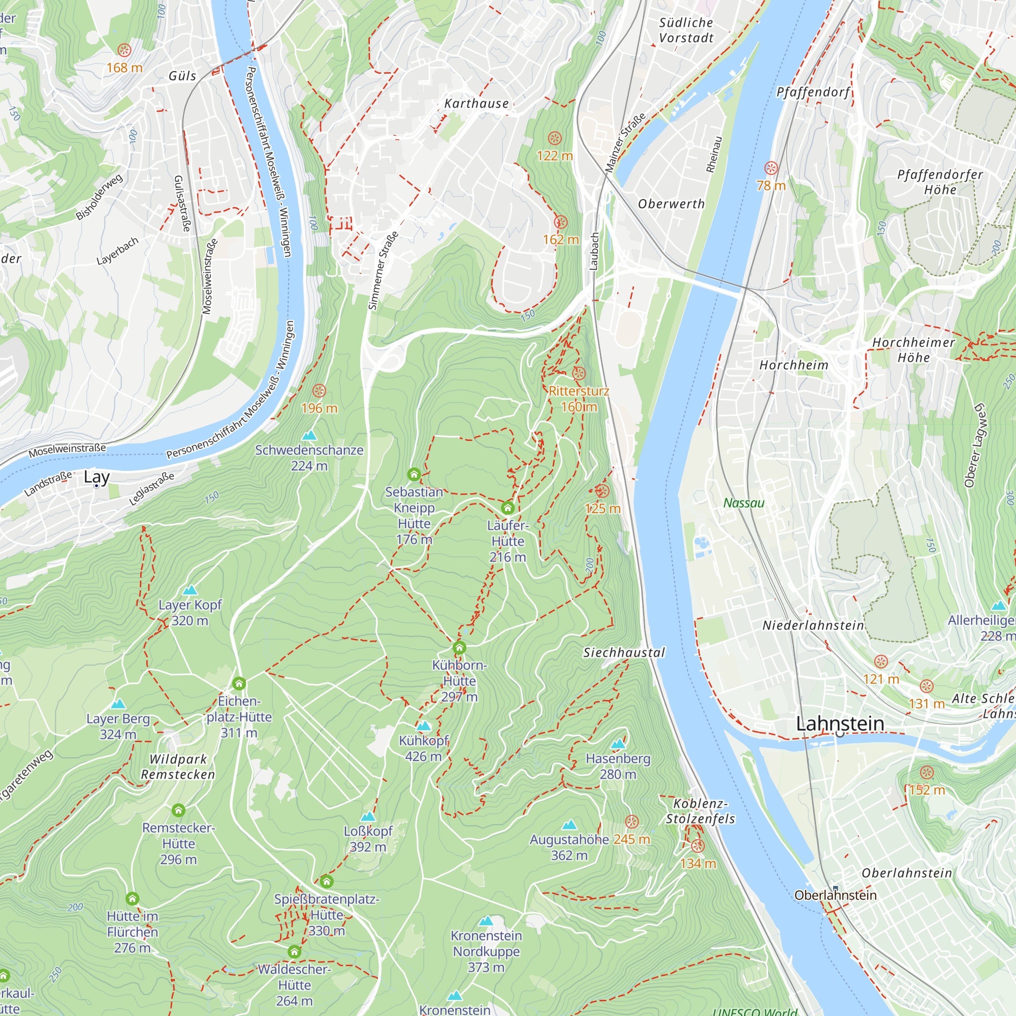 Läufer-Hütte map