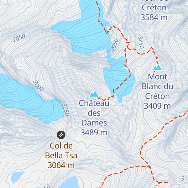 Map of Château des Dames