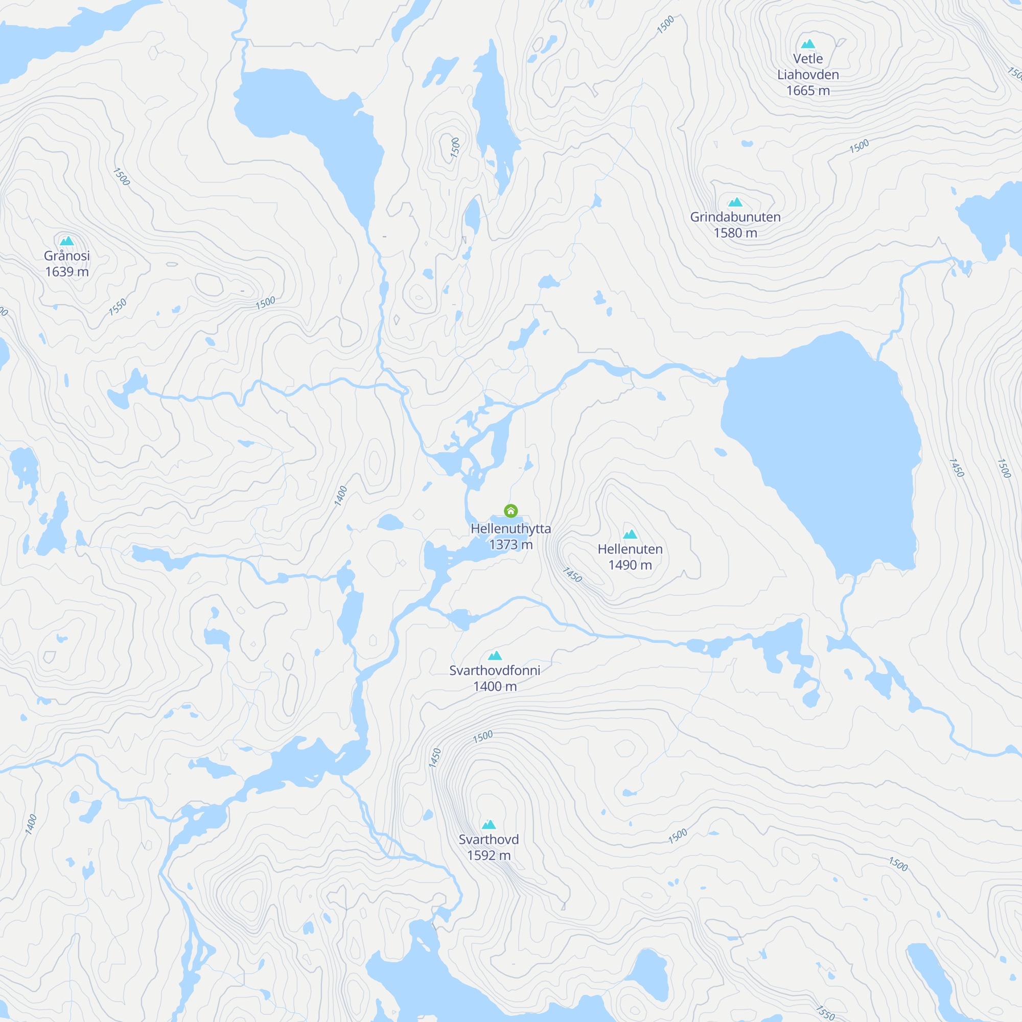 Hellenuthytta map