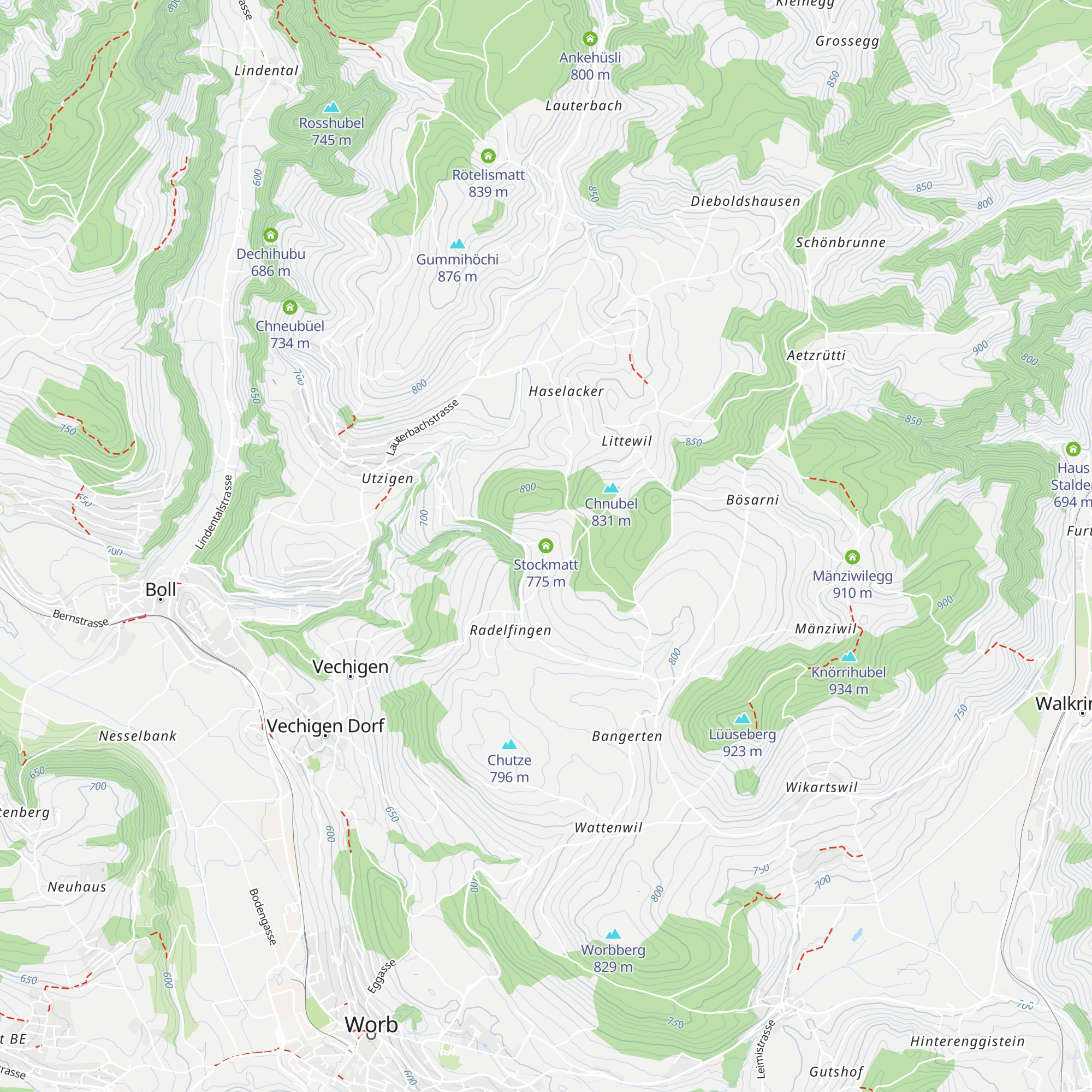 Stockmatt map