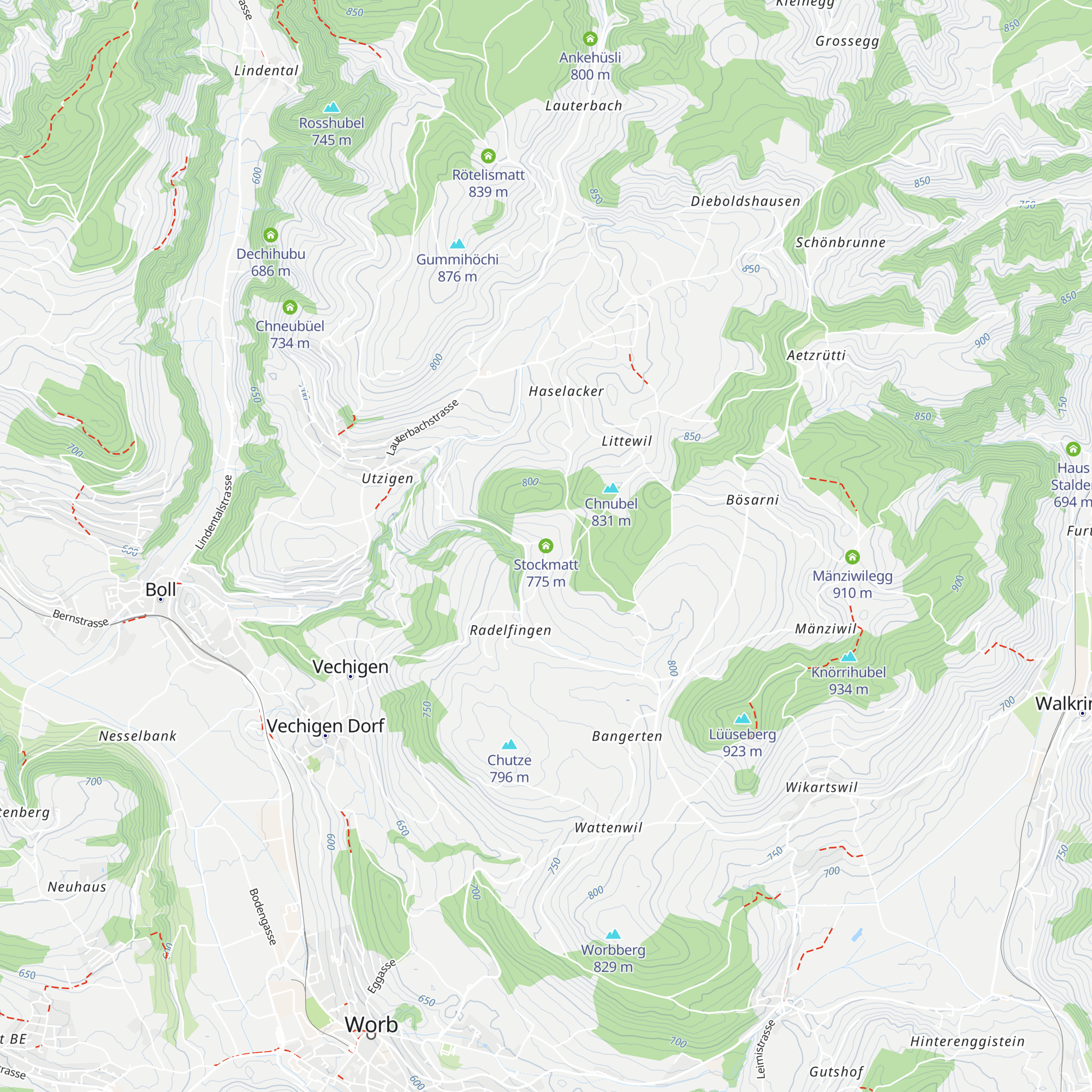 Stockmatt map