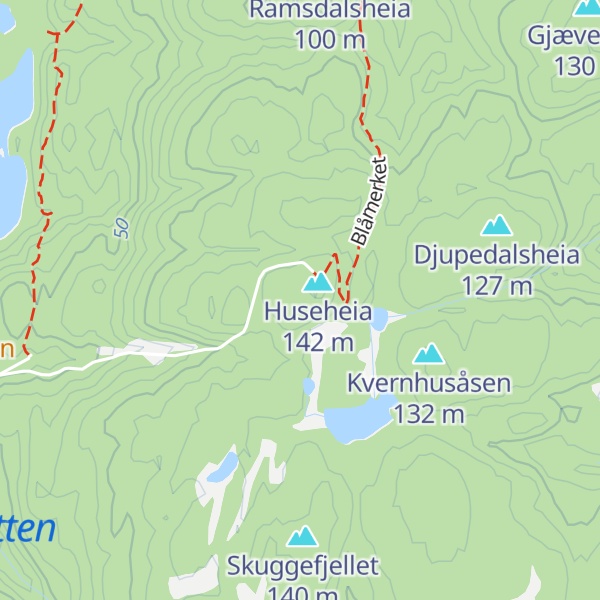 Map of Husheia