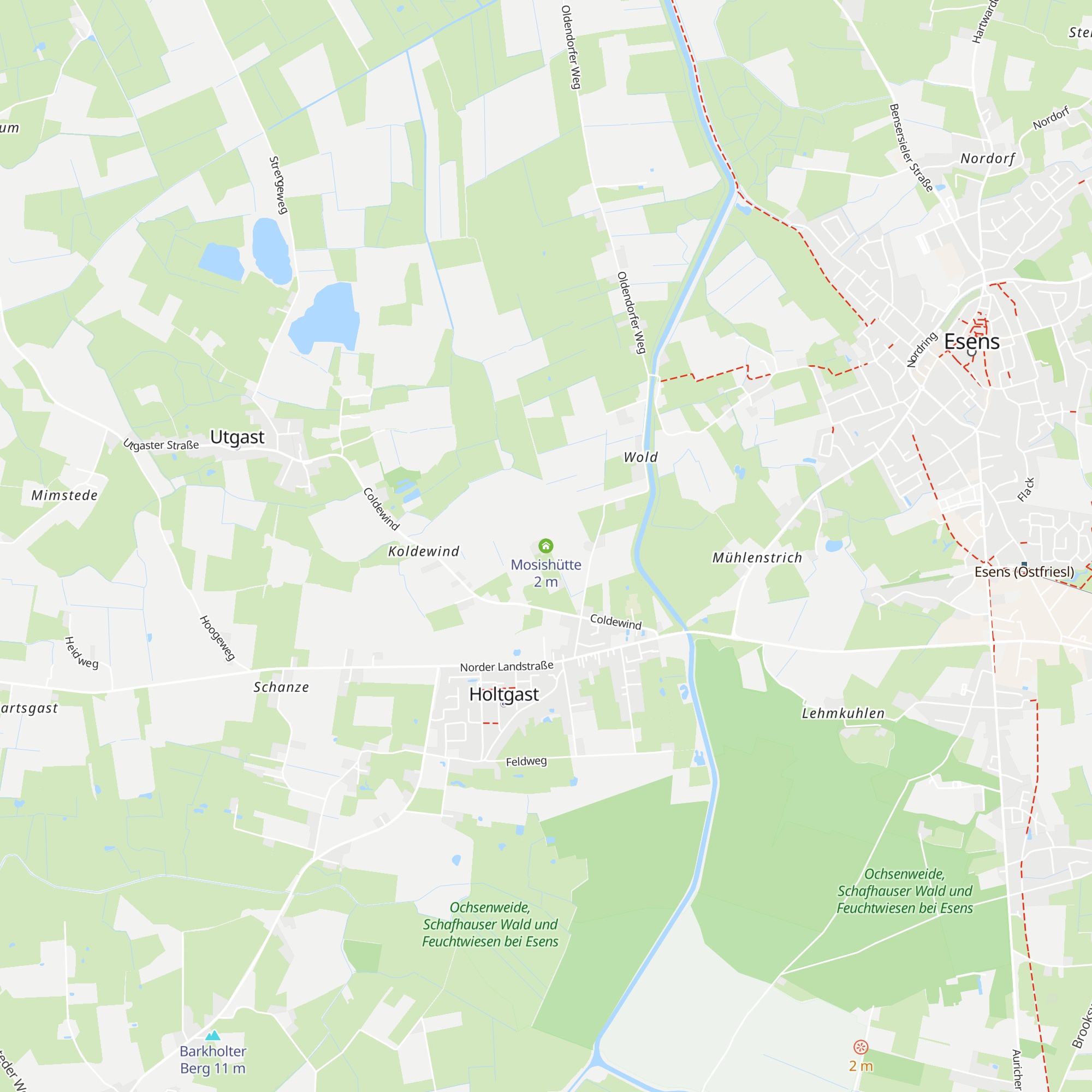 Mosishütte map