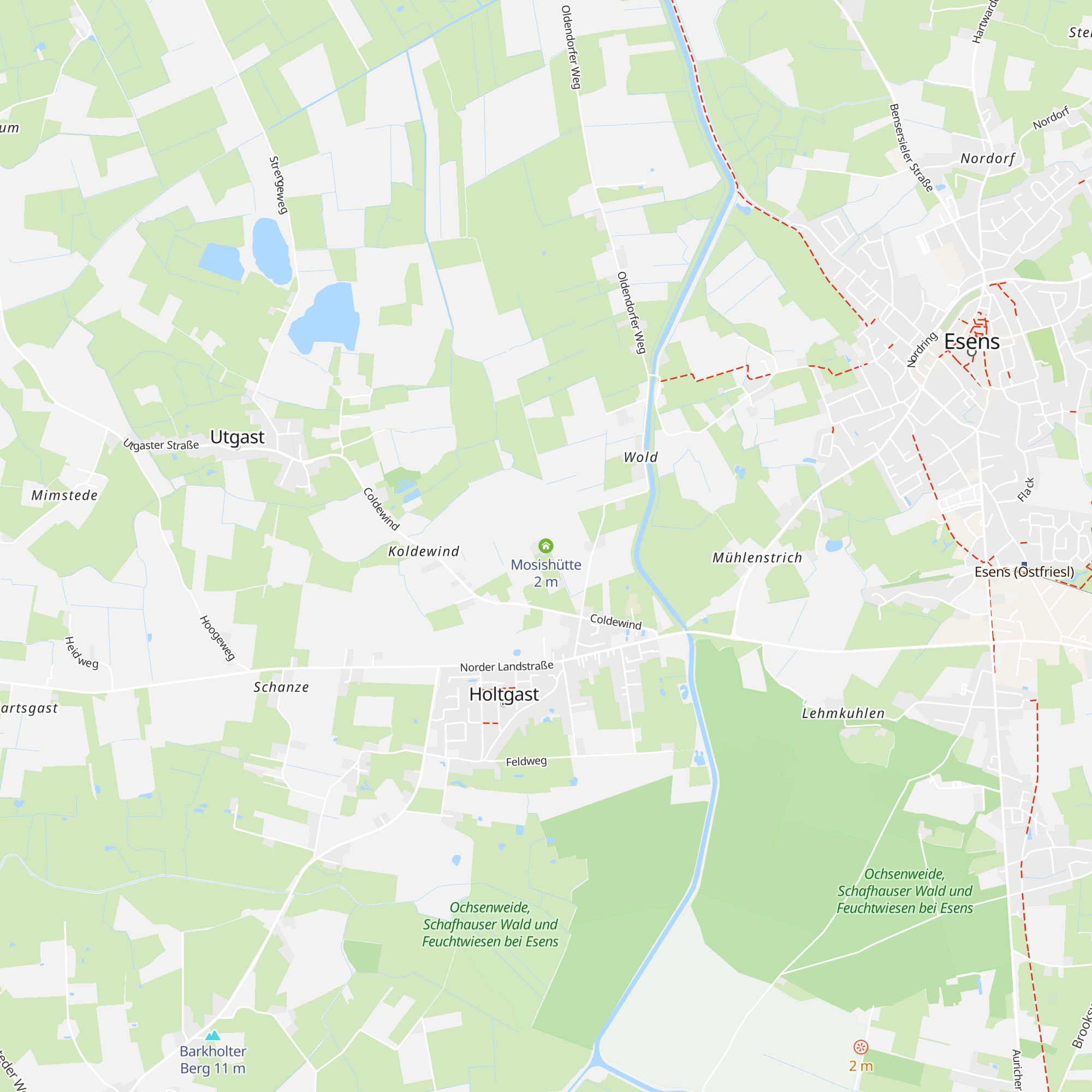Mosishütte map