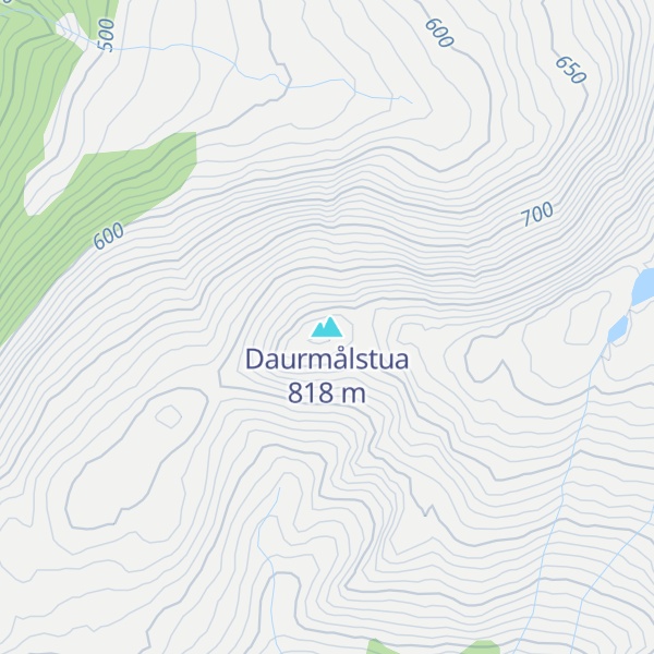 Map of Daurmålstua