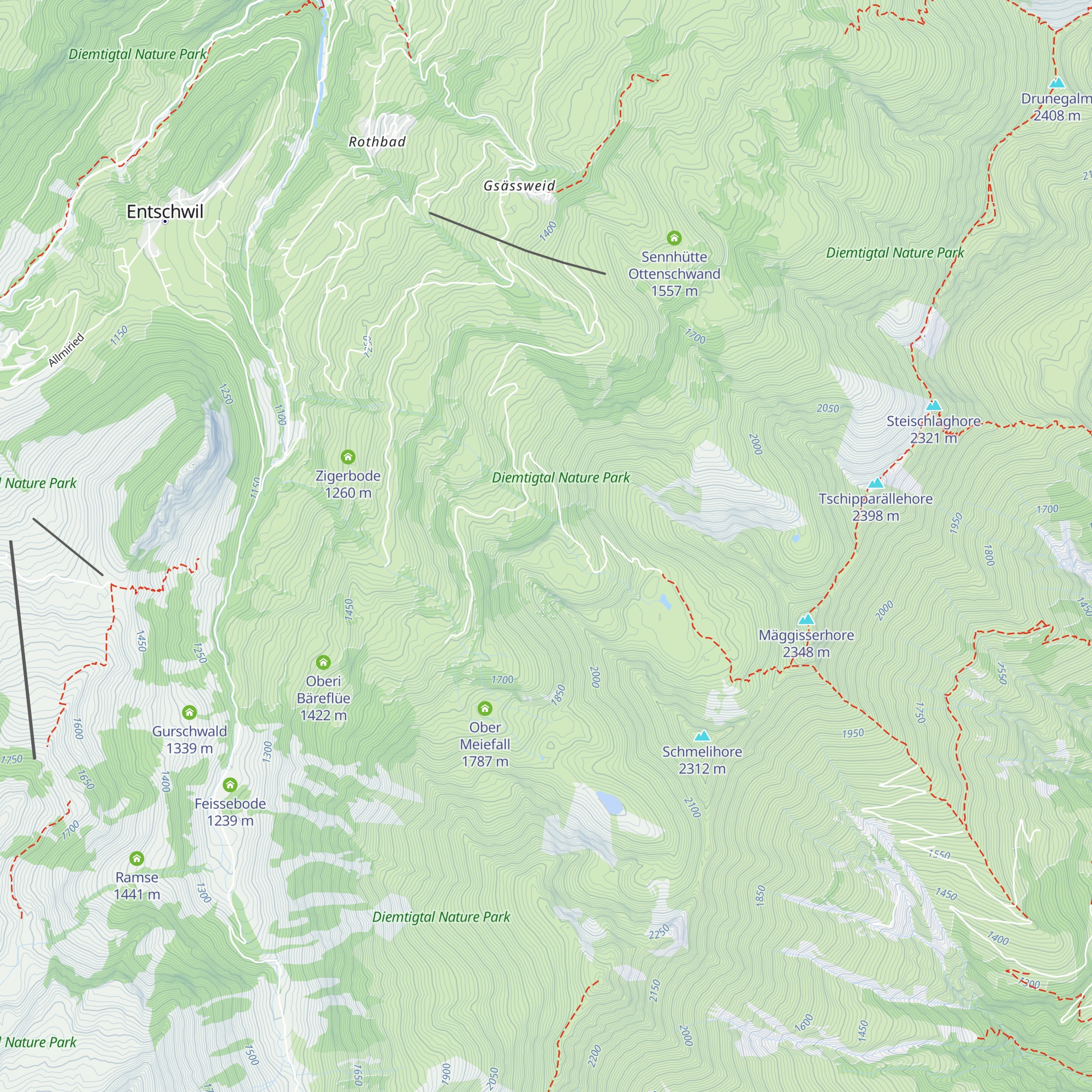 Mittel Mechlistall map