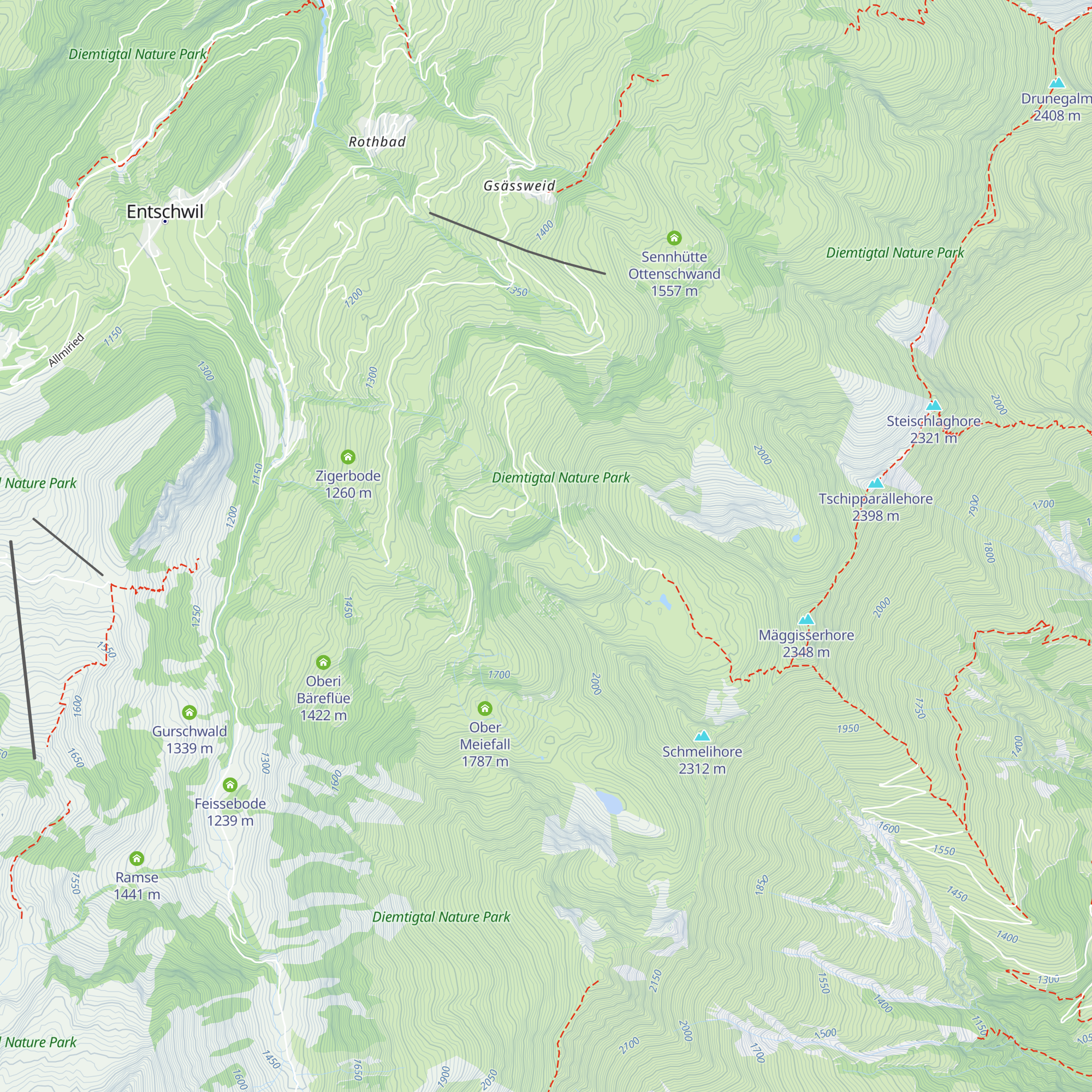 Mittel Mechlistall map