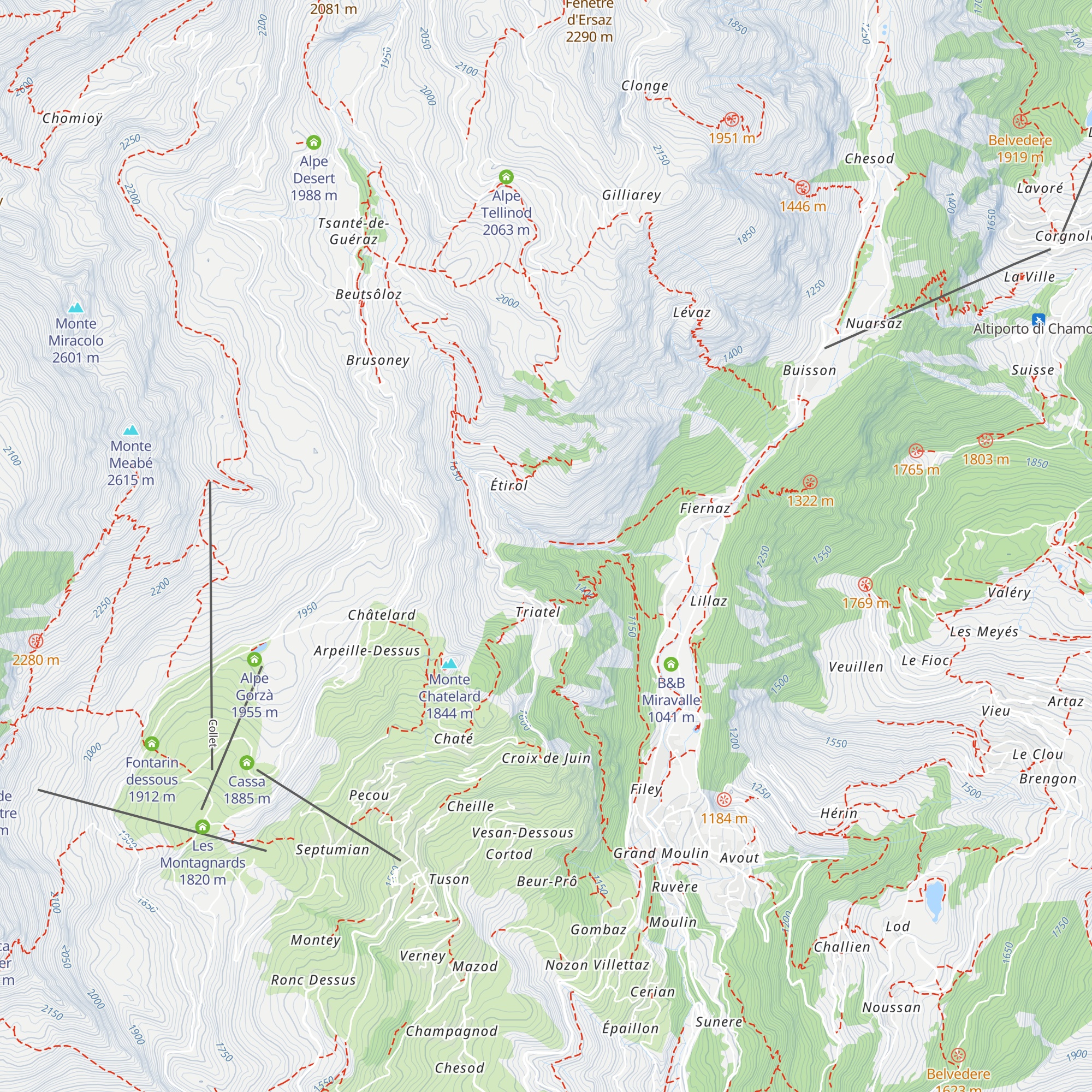 Centrale Idroelettrica Torrente Petit-Monde map