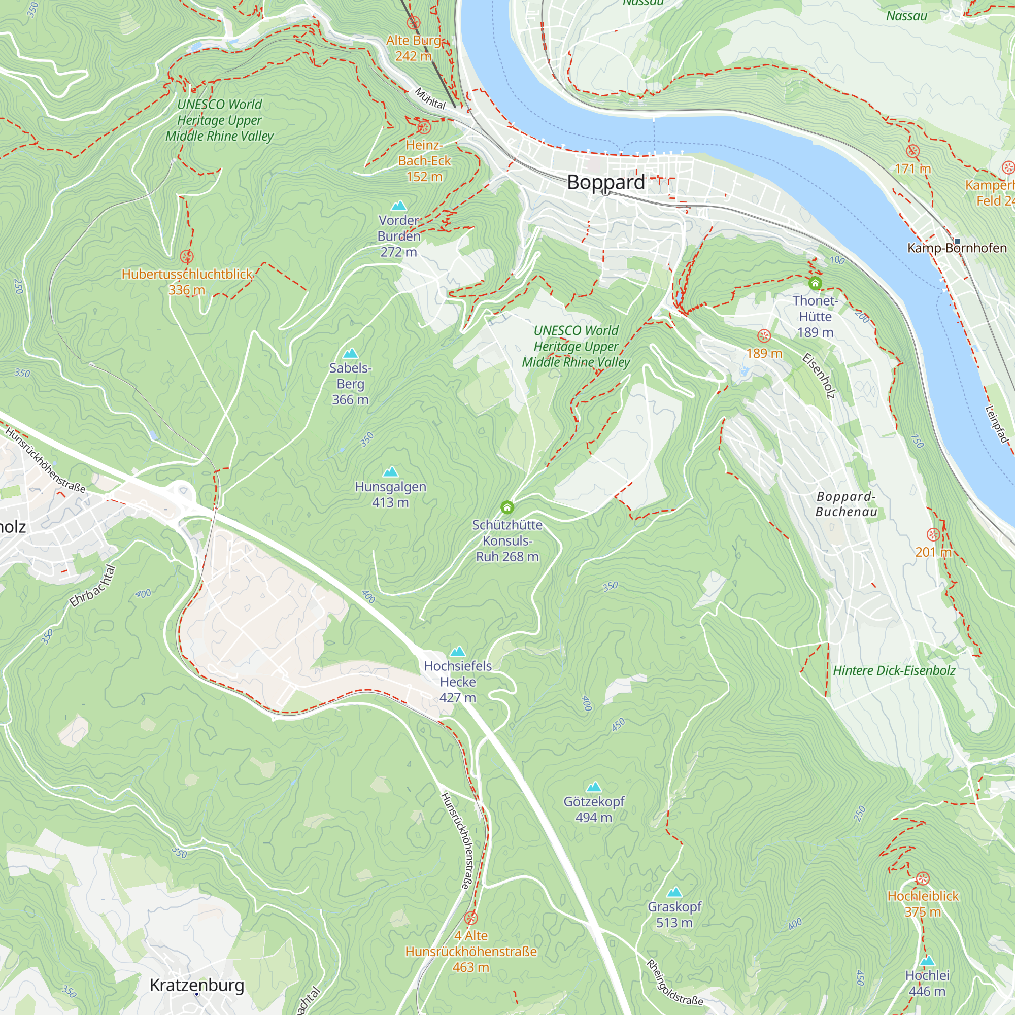Schützhütte Konsuls-Ruh map