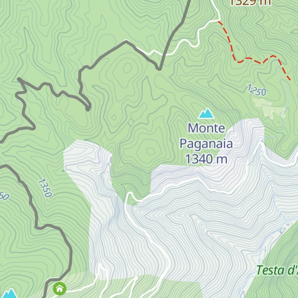 Map of Monte Albano