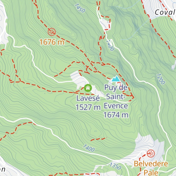 Map of Lavesé