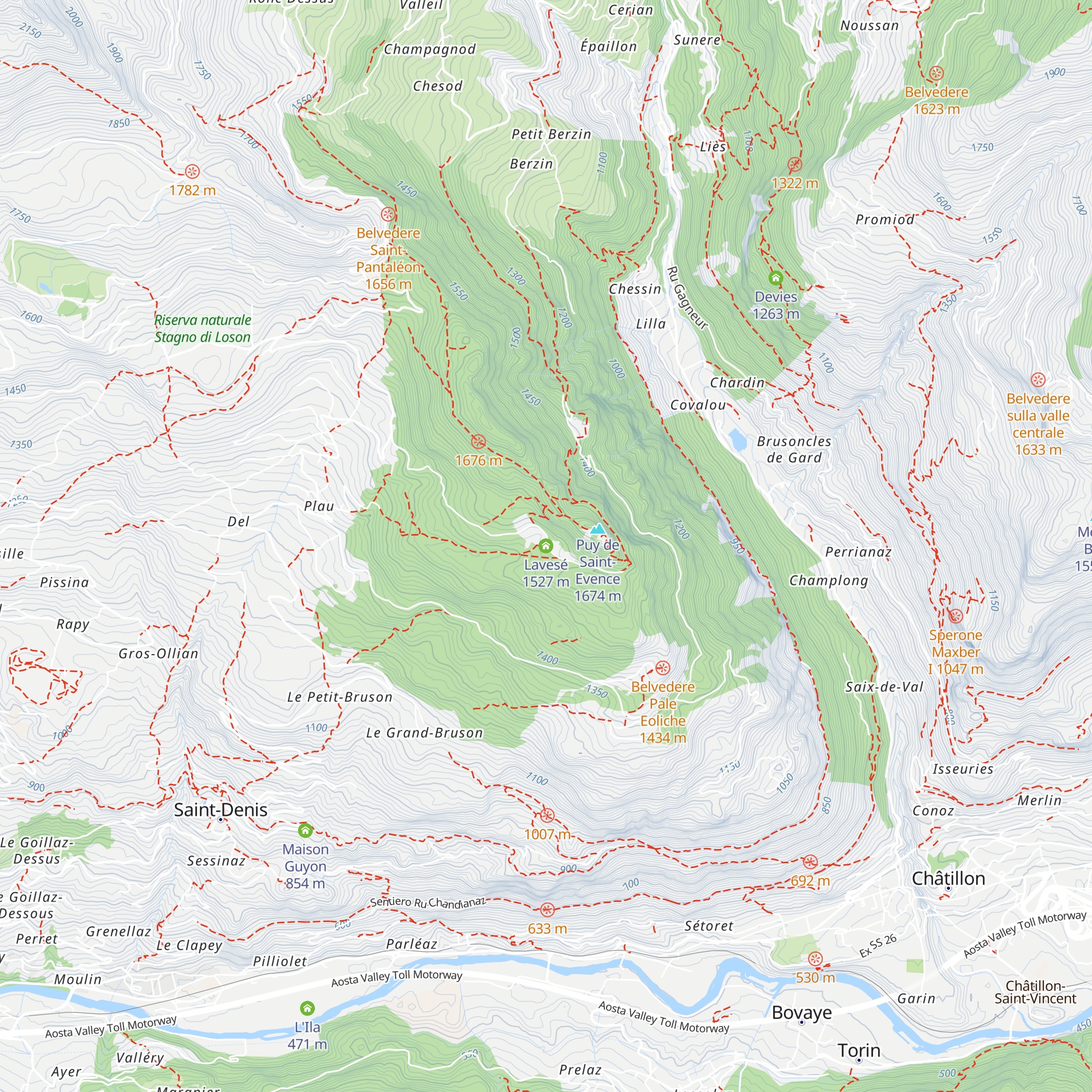 Lavesé map