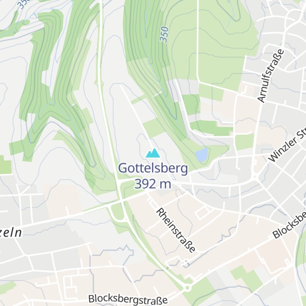 Map of Gottelsberg