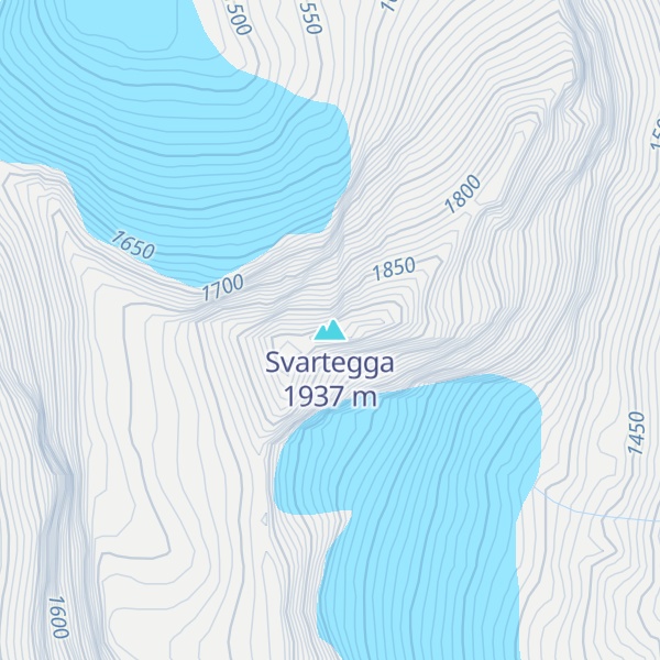 Map of Svartegga