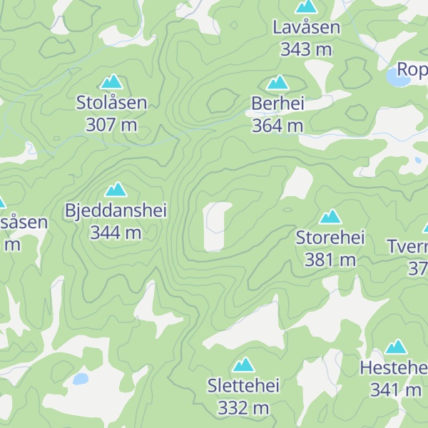 Map of Svinkåsen