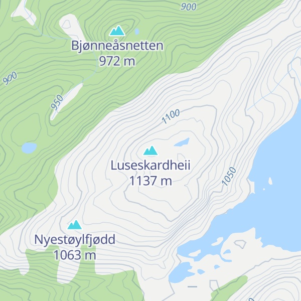 Map of Luseskardheii