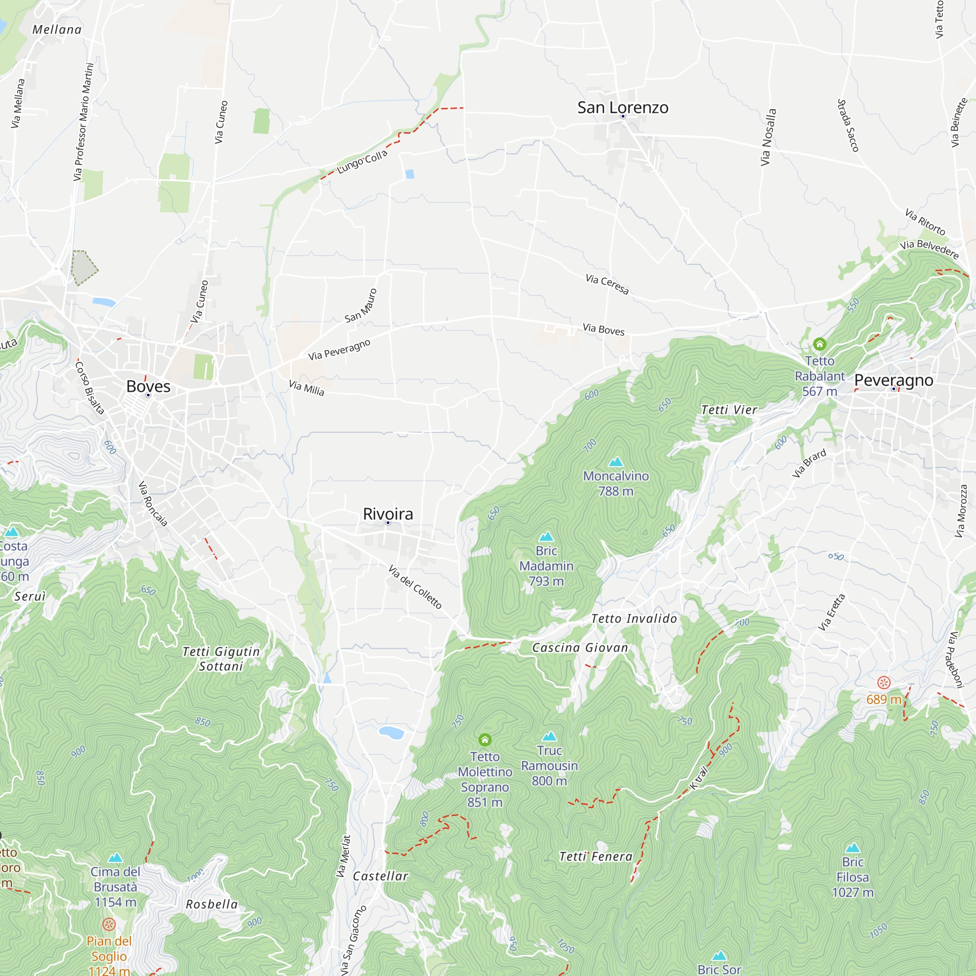 Ex fornace Capello map