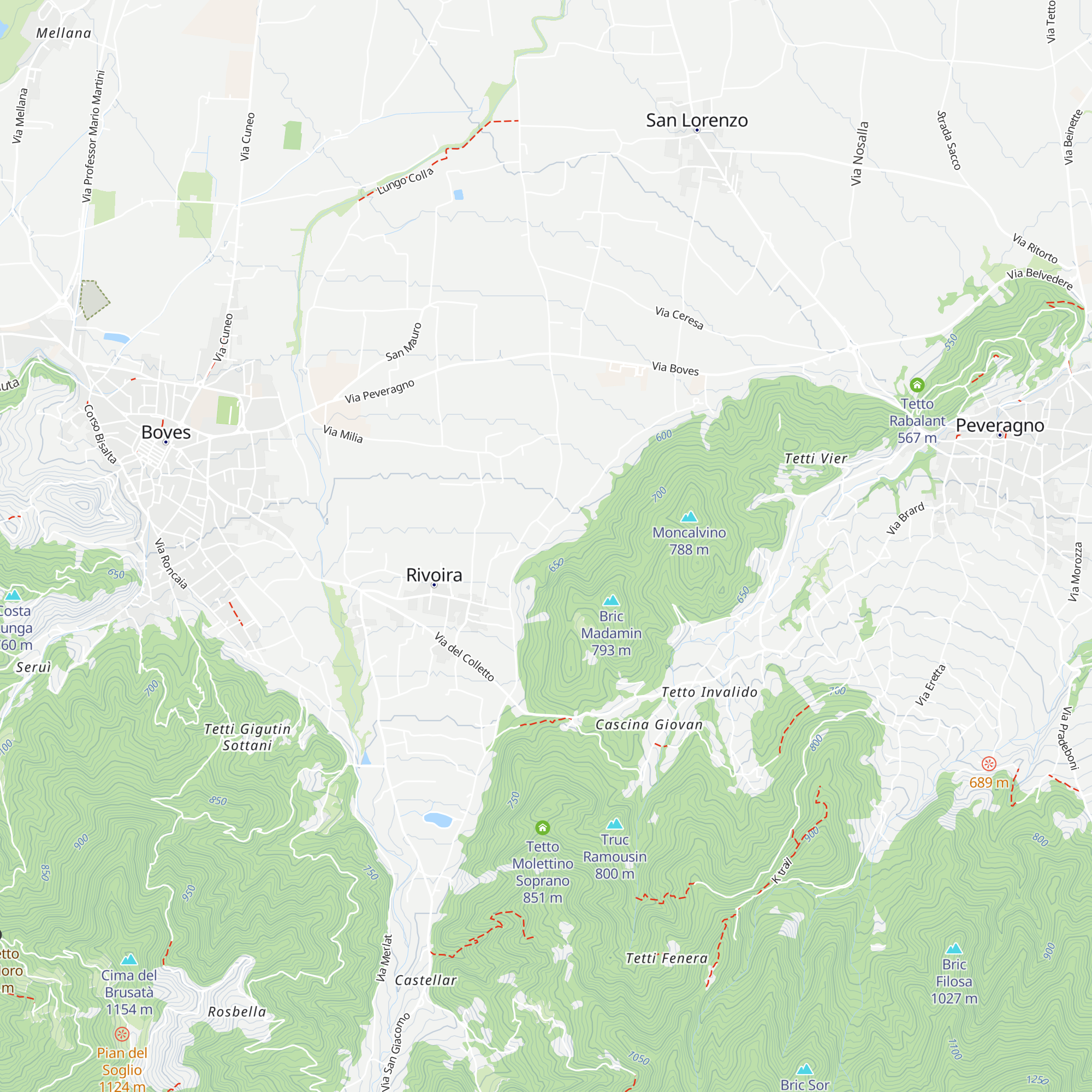 Ex fornace Capello map
