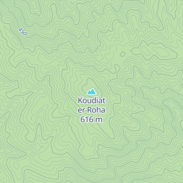 Map of Koudiat er Roha