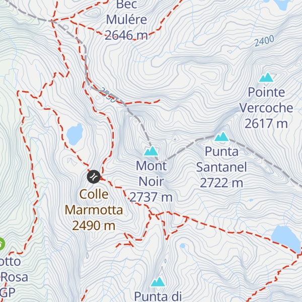 Map of Mont Noir