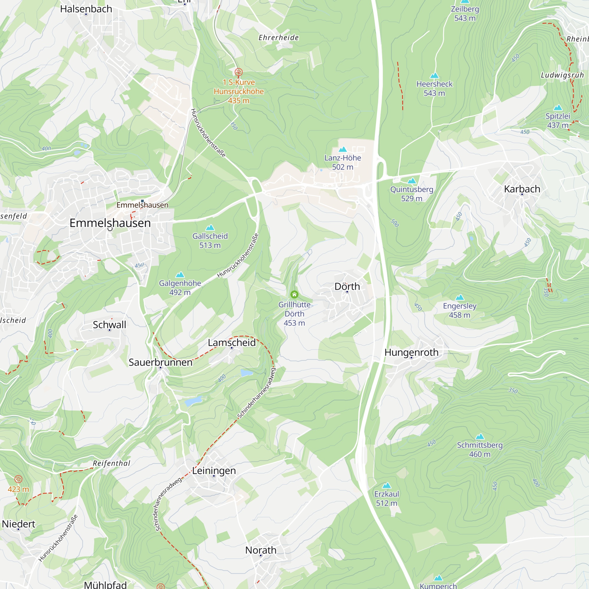 Grillhütte Dörth map
