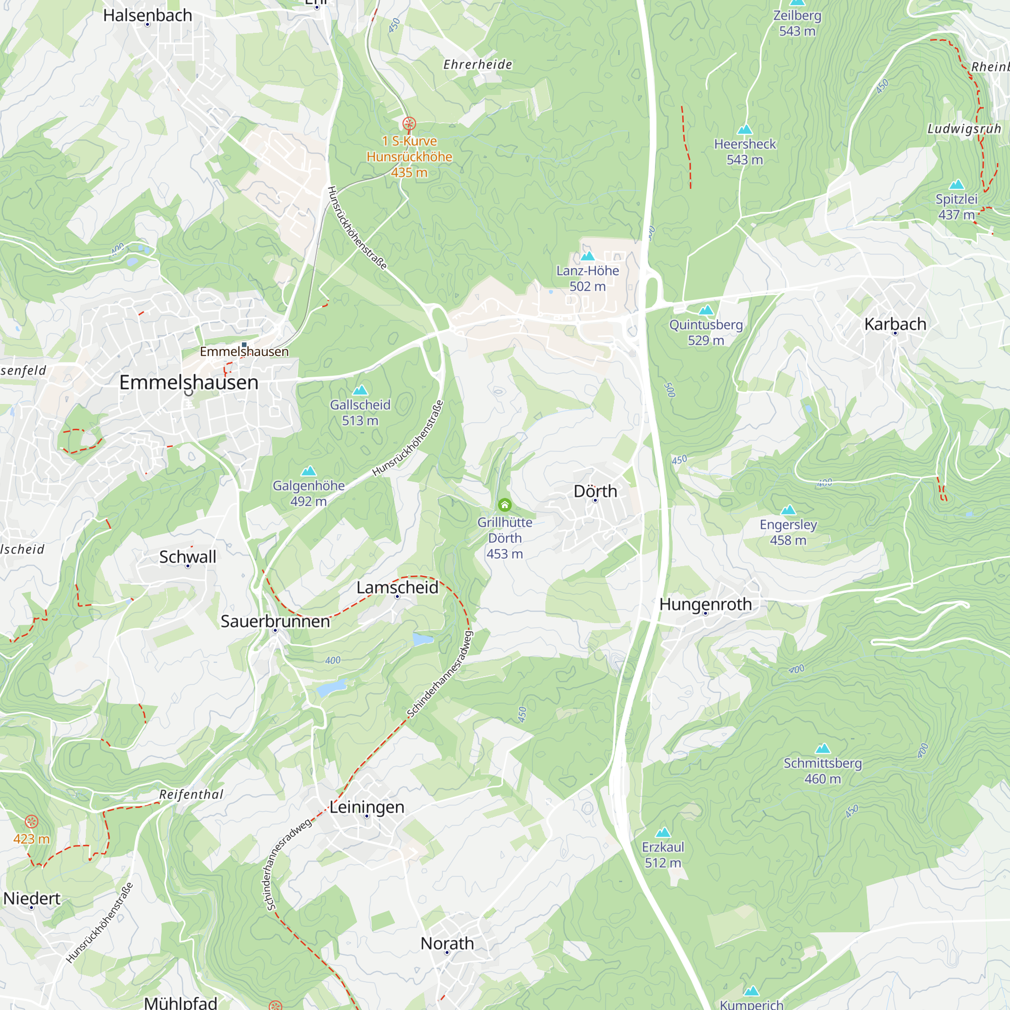 Grillhütte Dörth map