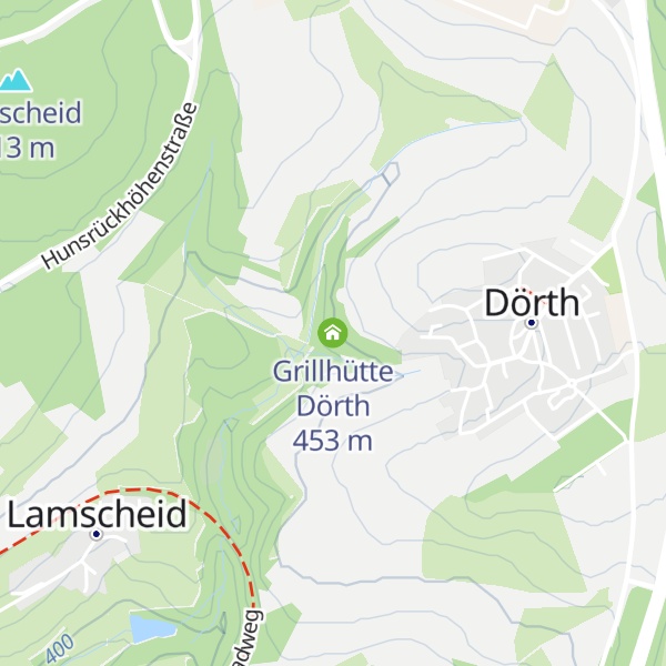 Map of Grillhütte Dörth