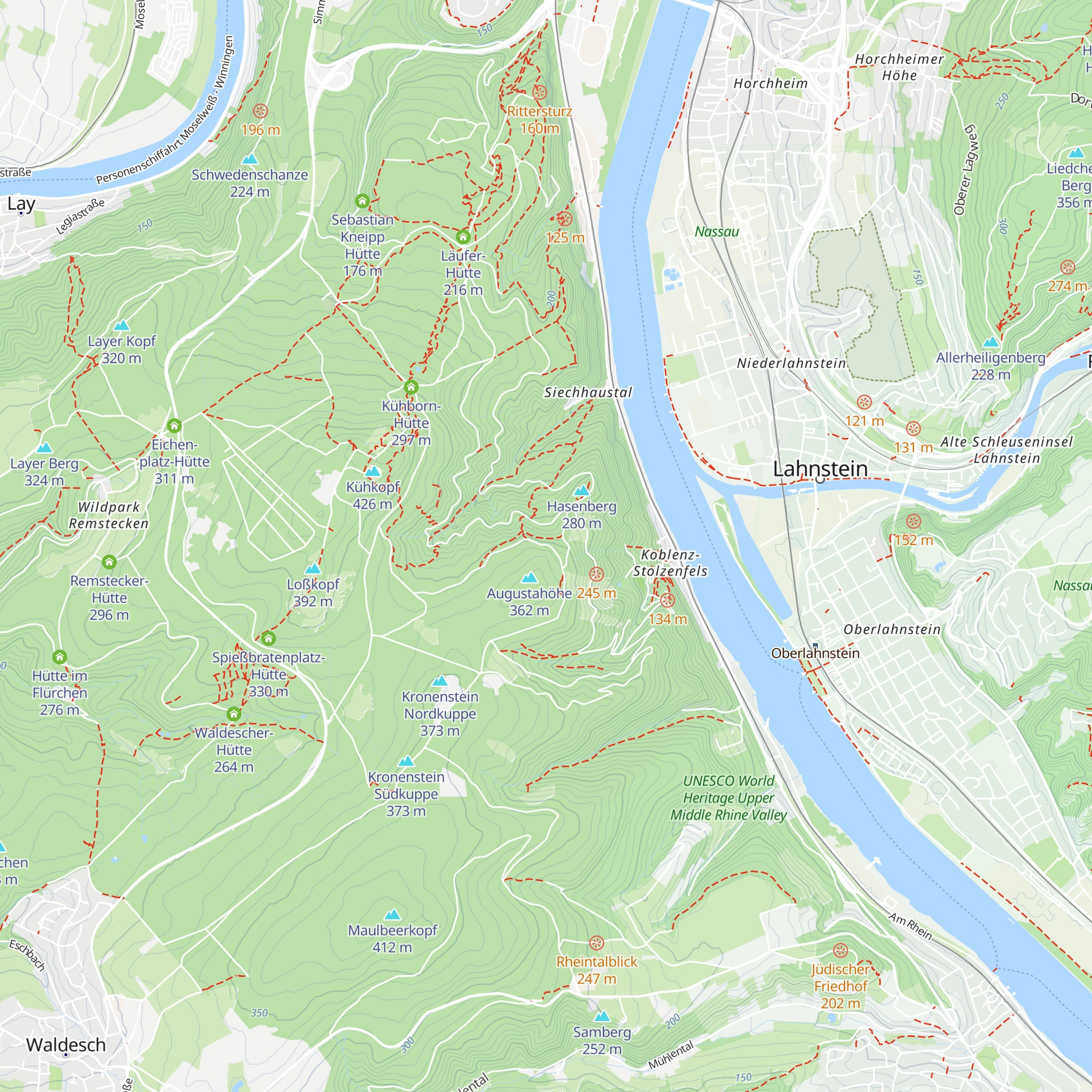 Schwerin-Hütte map