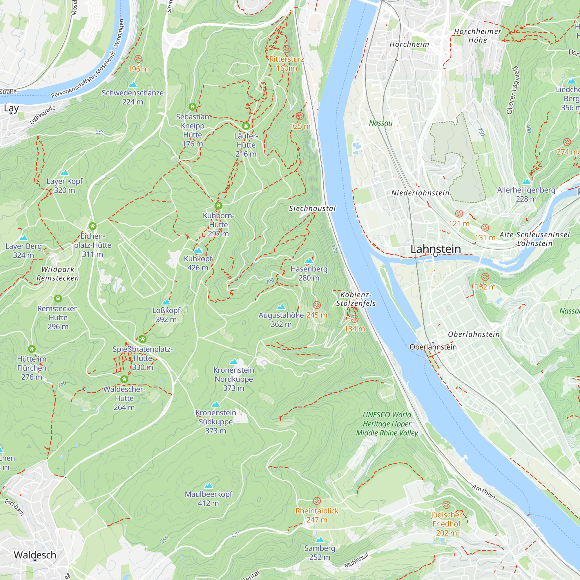 Schwerin-Hütte map