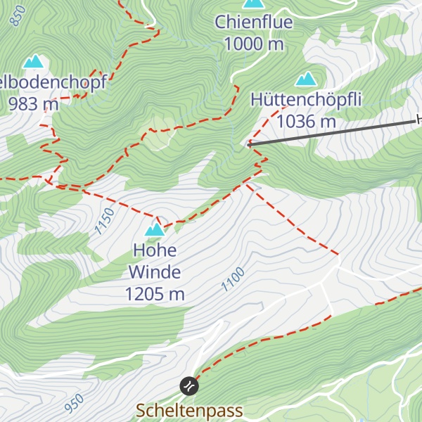 Map of Skihütte Hohe Winde