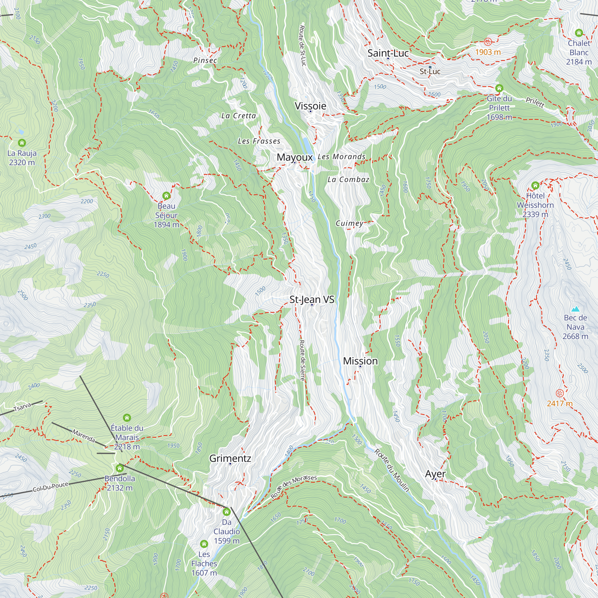 Gîte de St-Jean map