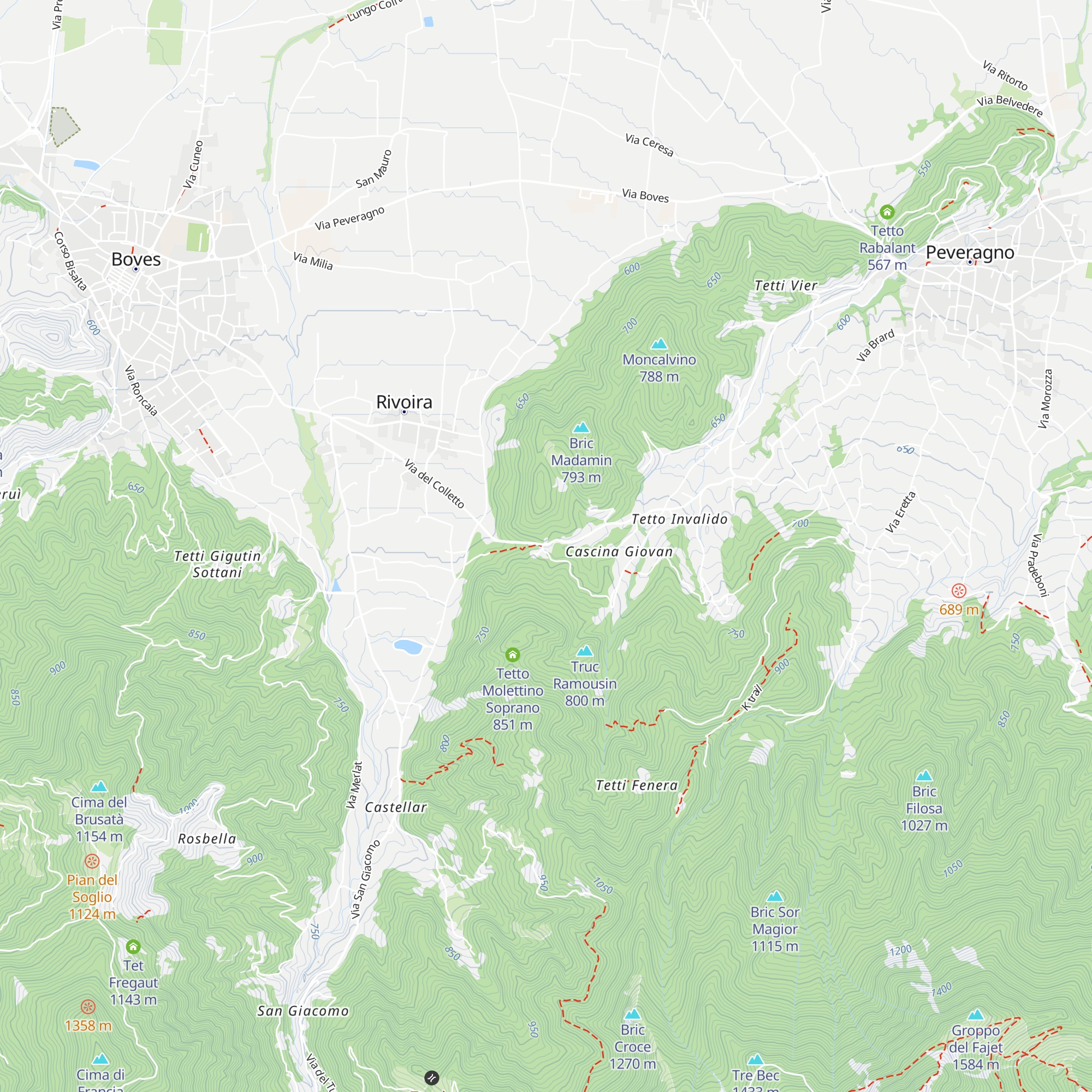 Il Cantico map