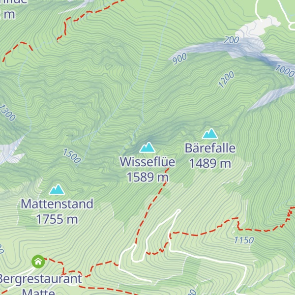 Map of Wisseflüe