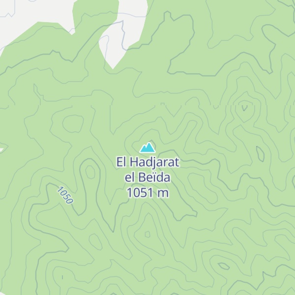 Map of El Hadjarat el Beïda