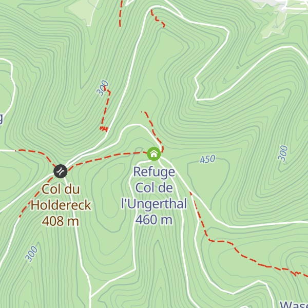 Map of Refuge Col de l'Ungerthal