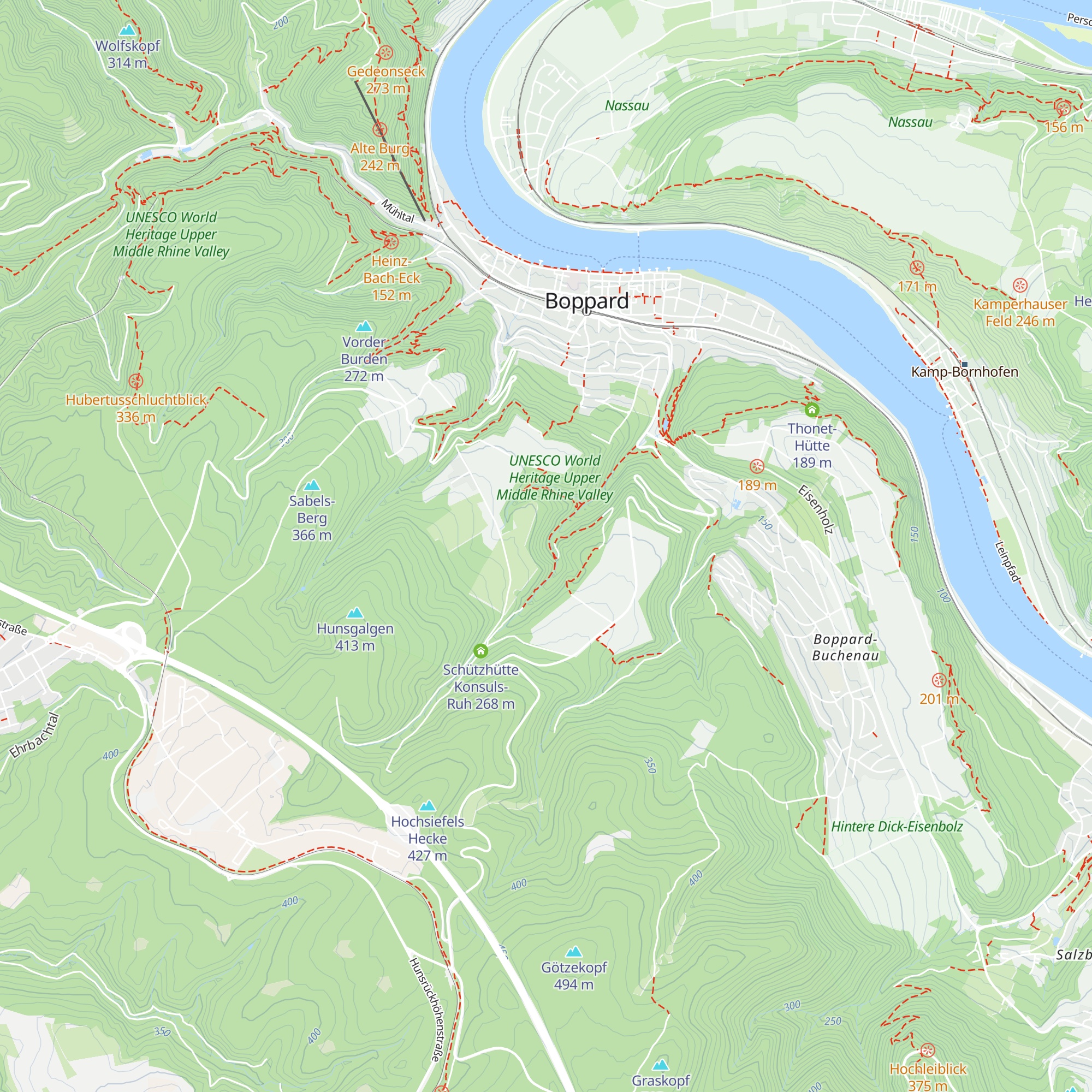 Schutzhütte Klause map