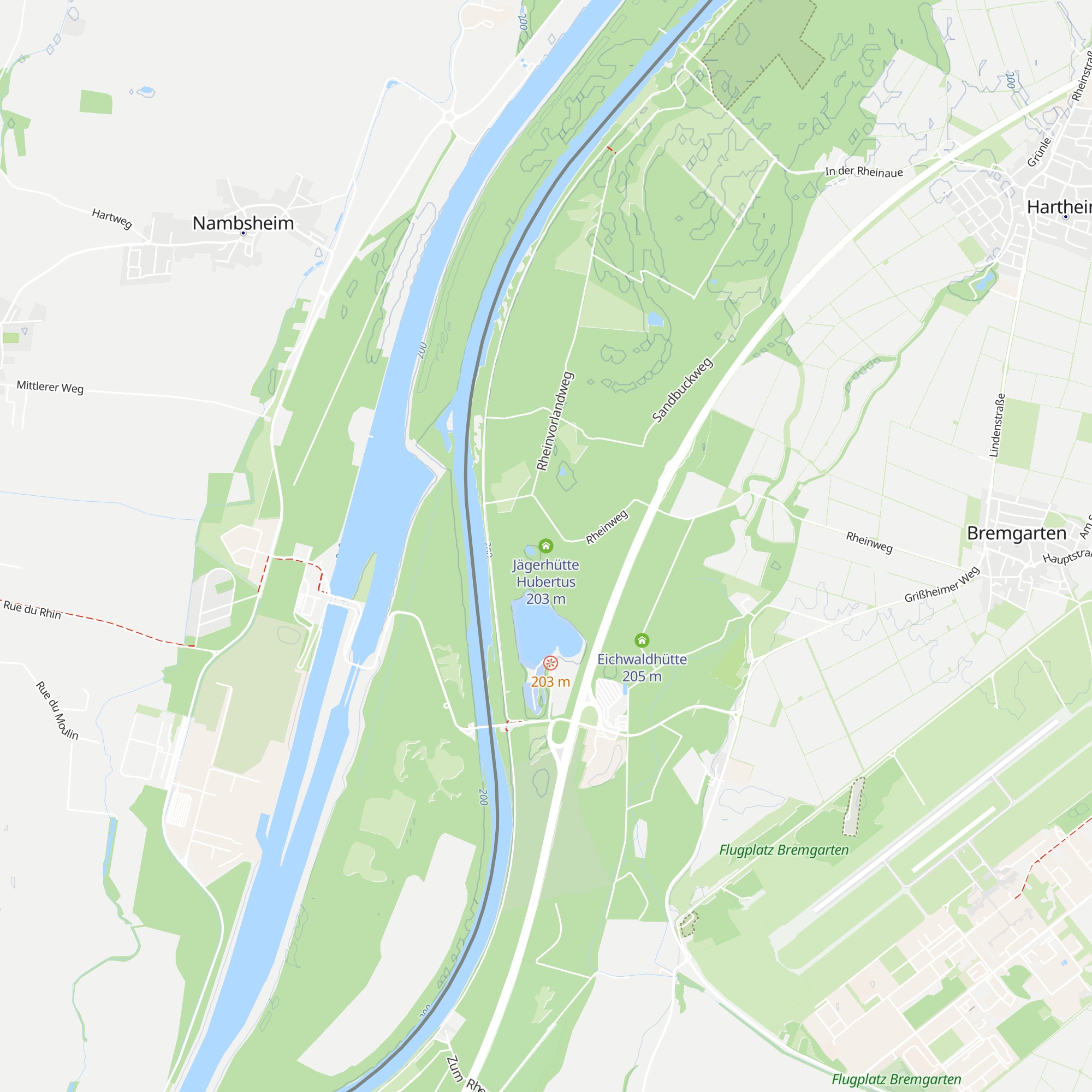 Jägerhütte Hubertus map