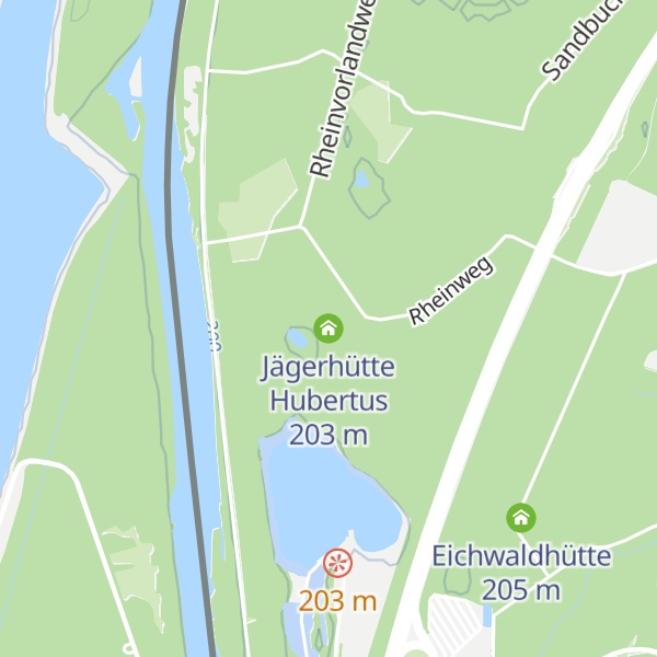Map of Jägerhütte Hubertus
