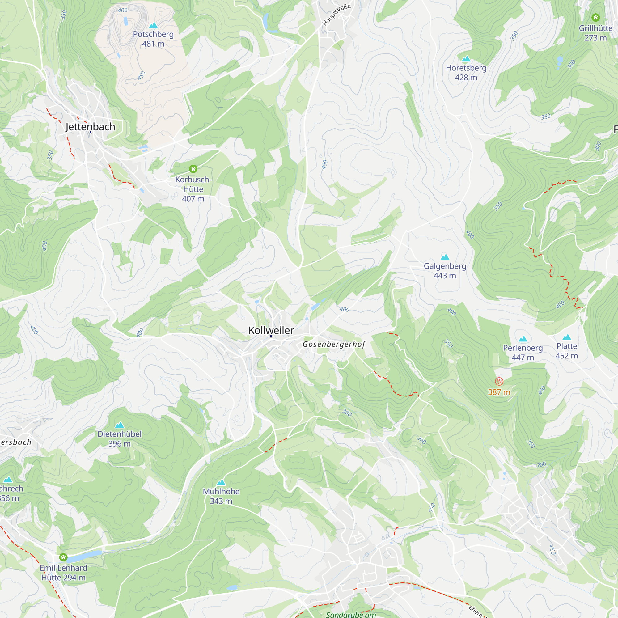 Grillhütte Kollweiler map