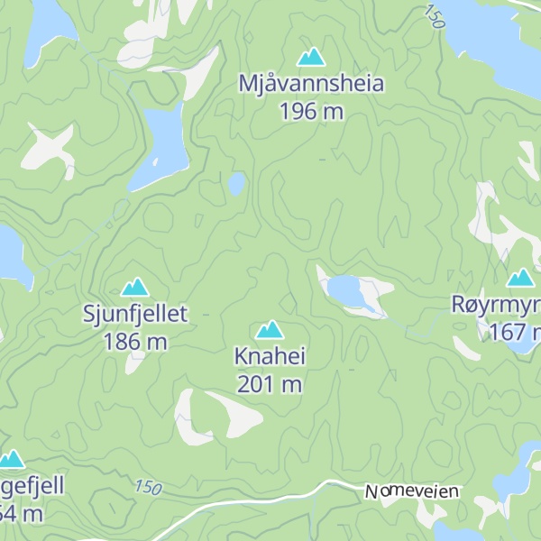 Map of Trollåsen