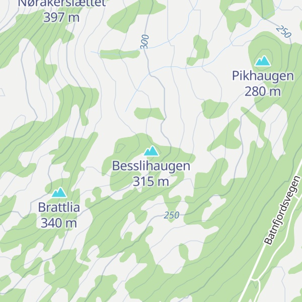 Map of Besslihaugen