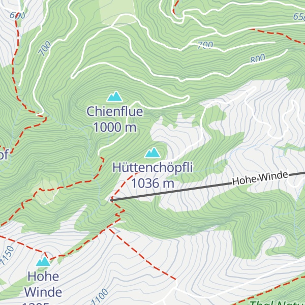 Map of Hüttenchöpfli