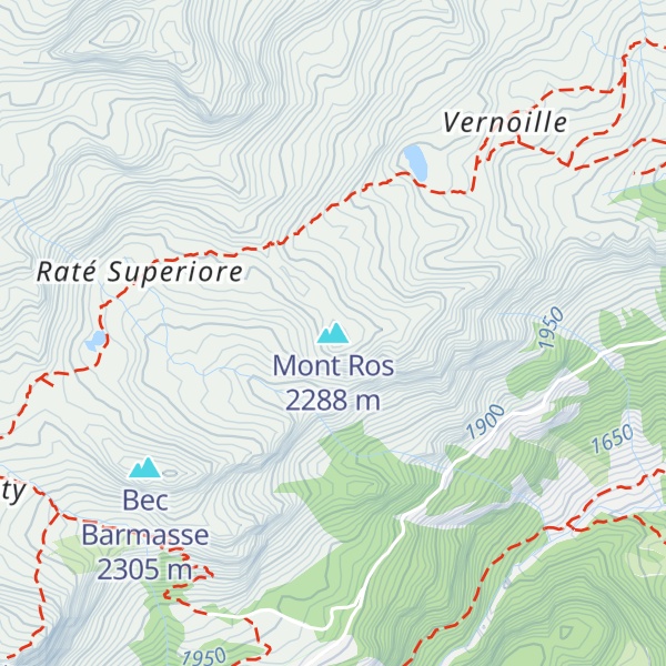 Map of Mont Ros